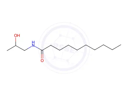 Chemical structure of N-(2-hydroxypropyl)decan-1-amide