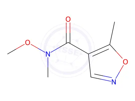 Chemical structure of N-methoxy-N,5-dimethylisoxazole-4-carboxamide