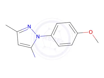 Chemical structure of 1-(4-Methoxyphenyl)-3-methyl-1h-pyrazol-5-amine