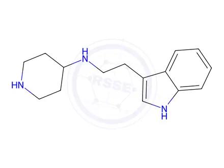 Chemical structure of N-(2-(1H-indol-3-yl)ethyl)piperidin-4-amine