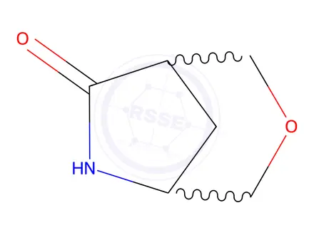 Chemical structure of 3-Oxa-6-azabicyclo[3.2.1]octan-7-one