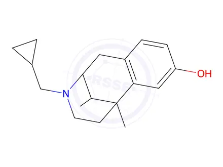 Chemical structure of (+)-CYCLAZOCINE