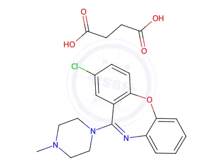 Chemical structure of Loxapine Succinate
