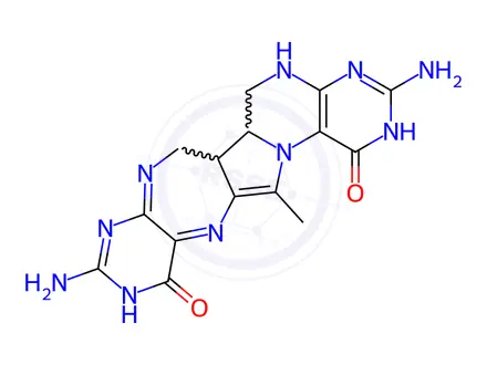 Chemical structure of drosopterin