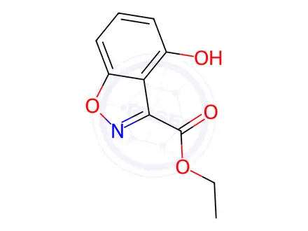 Chemical structure of Ethyl 4-hydroxybenzo[d]isoxazole-3-carboxylate