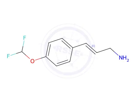 Chemical structure of 3-(4-(Difluoromethoxy)phenyl)prop-2-en-1-amine