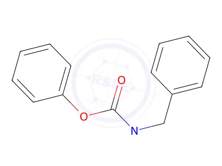 Chemical structure of phenyl-N-methyl-N-benzylcarbamate
