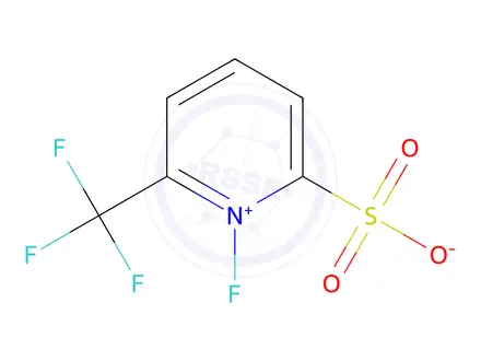 Chemical structure of N-Fluoro-6-(trifluoromethyl)pyridinium-2-sulphonate