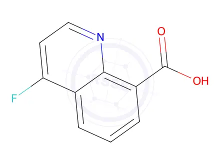 Chemical structure of 4-Fluoroquinoline-8-carboxylic acid
