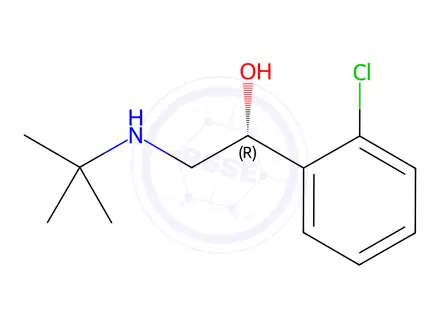 Chemical structure of Tulobuterol Impurity 1
