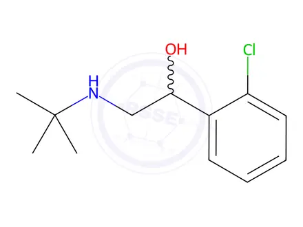 Chemical structure of Tulobuterol