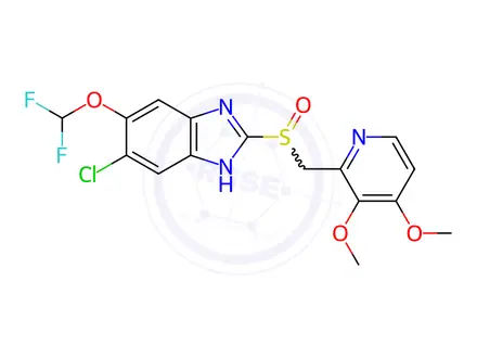 Chemical structure of Pantoprazole Sodium Impurity 75