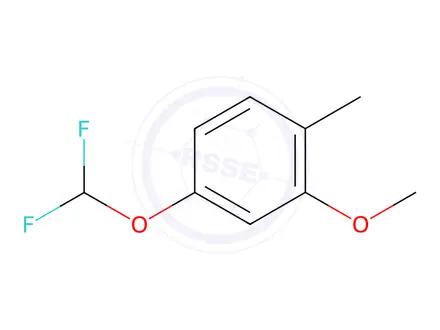 Chemical structure of 4-(Difluoromethoxy)-2-methoxy-1-methylbenzene