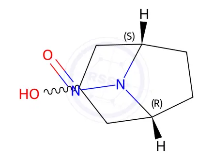 Chemical structure of Nortropine Impurity 5 (N-Nitroso Nortropine)