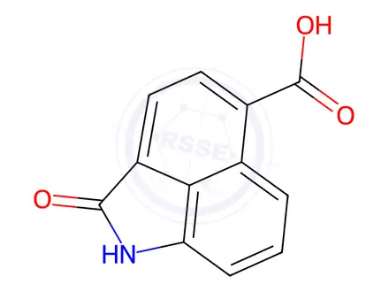 Chemical structure of 2-Oxo-1,2-dihydrobenzo[cd]indole-5-carboxylic acid