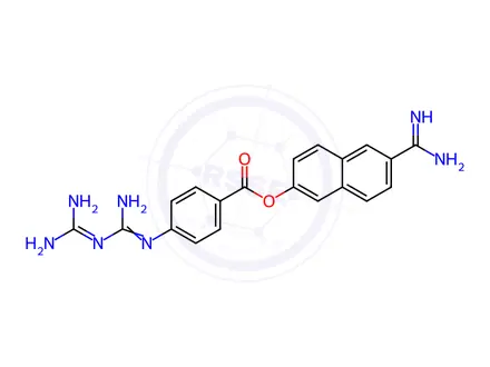 Chemical structure of Nafamostat Impurity 110