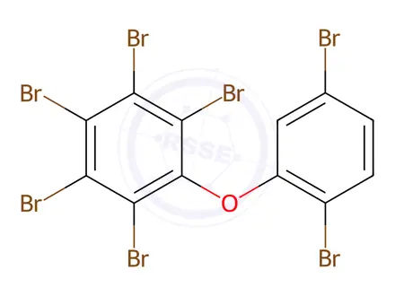 Chemical structure of 2,2',3,4,5,5',6-Heptabromodiphenyl Ether
