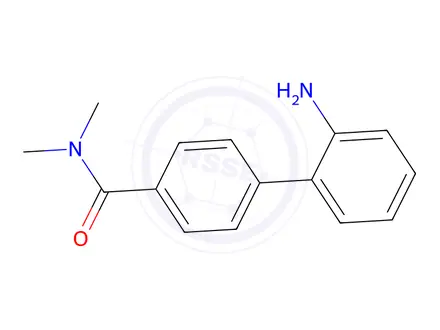 Chemical structure of 4-(2-Aminophenyl)-N,N-dimethylbenzamide