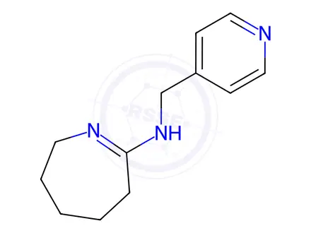 Chemical structure of n-(Pyridin-4-ylmethyl)-3,4,5,6-tetrahydro-2h-azepin-7-amine