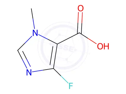 Chemical structure of 4-Fluoro-1-methyl-1H-imidazole-5-carboxylic acid