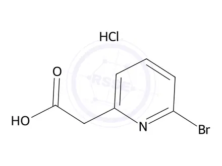 Chemical structure of 2-(6-Bromopyridin-2-yl)acetic acid hydrochloride