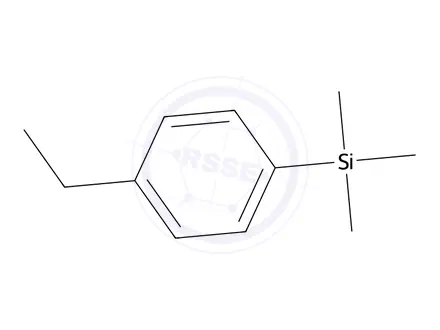 Chemical structure of (4-ethylphenyl)-trimethyl-silane