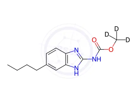 Chemical structure of Parbendazole-D3