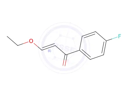 Chemical structure of 3-Ethoxy-1-(4-fluorophenyl)prop-2-en-1-one