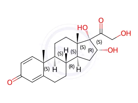 Chemical structure of Budesonide Impurity 182