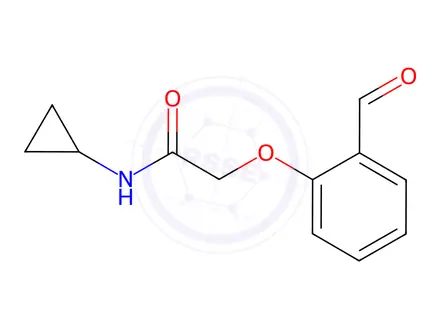 Chemical structure of n-Cyclopropyl-2-(2-formylphenoxy)acetamide