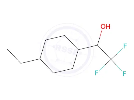 Chemical structure of 1-(4-Ethylcyclohexyl)-2,2,2-trifluoroethan-1-ol
