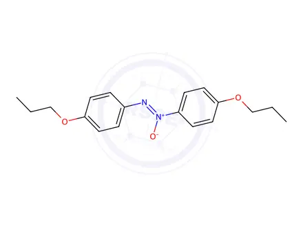 Chemical structure of 4,4'-DI-N-PROPOXYAZOXYBENZENE