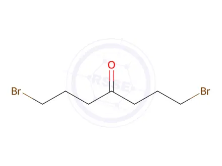 Chemical structure of 1,7-Dibromo-heptan-4-one
