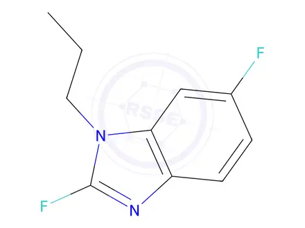 Chemical structure of 2,6-difluoro-1-propyl-1H-1,3-benzodiazole