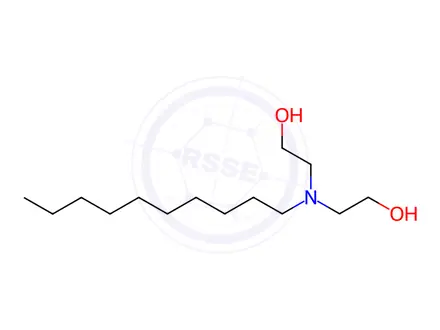 Chemical structure of Decyldiethanolamine
