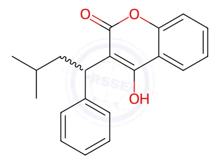 Chemical structure of Phenprocoumon Impurity 37
