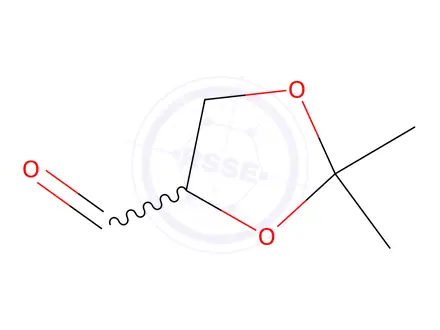 Chemical structure of 2,2-Dimethyl-[1,3]dioxolane-4-Carbaldehyde