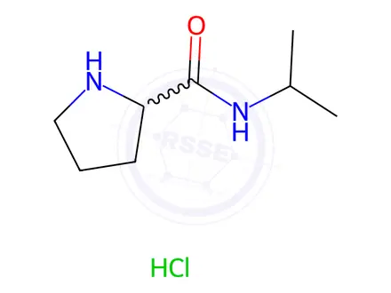 Chemical structure of N-Isopropyl-2-pyrrolidinecarboxamide hydrochloride