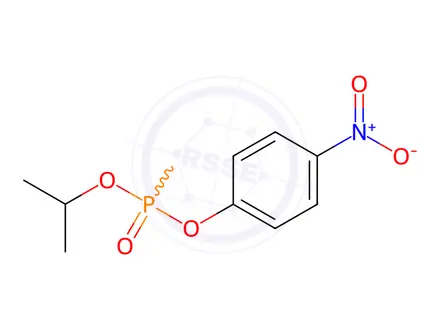 Chemical structure of 4-nitrophenyl 2-propylmethylphosphonate