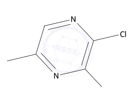 Chemical structure of 3-Bromo-2-chloro-5-methylpyrazine