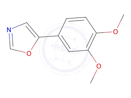 Chemical structure of 5-(3,4-Dimethoxyphenyl)oxazole