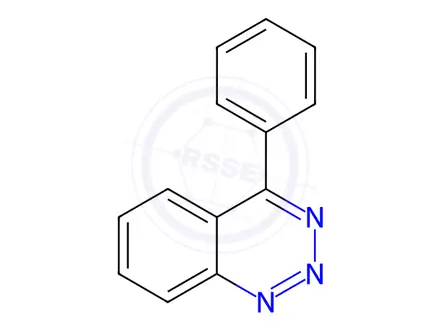 Chemical structure of 4-phenyl-1,2,3-benzotriazine