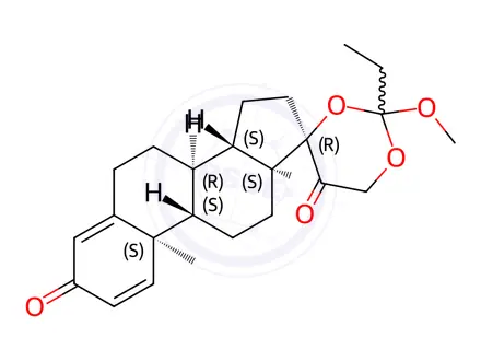 Chemical structure of Prednisolone Impurity 97