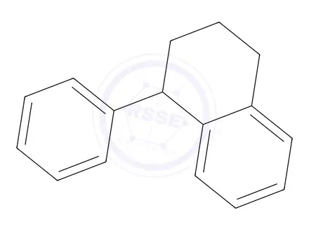 Chemical structure of 1-phenyl-1,2,3,4-tetrahydronaphthalene
