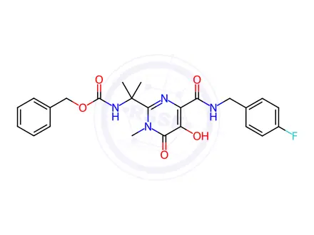 Chemical structure of Raltegravir Impurity 19