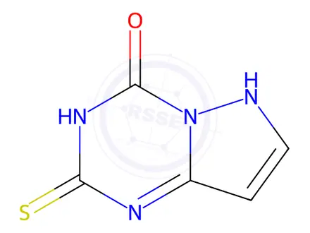 Chemical structure of 2-Thioxo-2,3-dihydropyrazolo[1,5-a][1,3,5]triazin-4(1H)-one