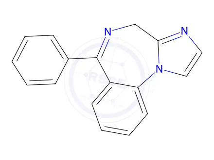 Chemical structure of Estazolam Impurity 12