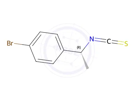 Chemical structure of (R)-(-)-1-(4-Bromophenyl)ethyl isothiocyanate