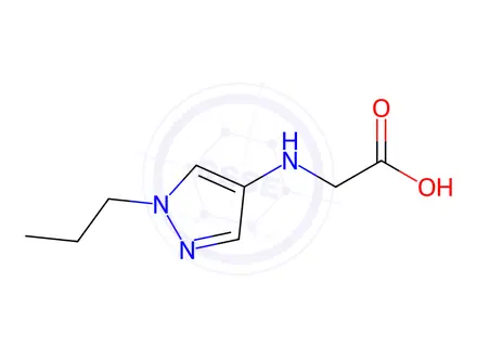 Chemical structure of N-(1-propyl-1H-pyrazol-4-yl)glycine