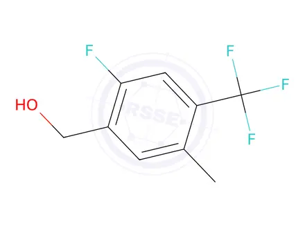 Chemical structure of 2-Fluoro-5-methyl-4-(trifluoromethyl)-benzyl alcohol